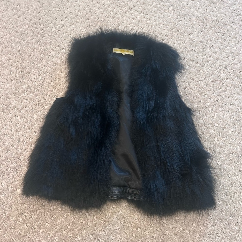 Ramy Brook Real Fur Vest